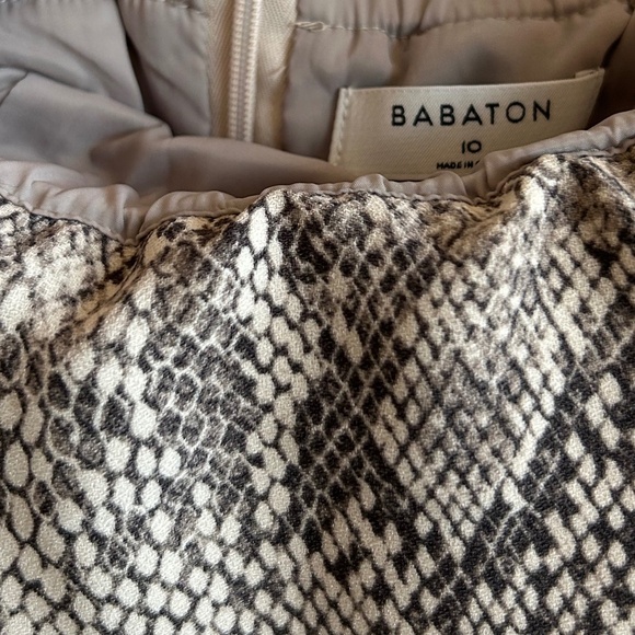 Aritzia Babaton Altamiro Strapless Wide Leg Jumpsuit Size 10 - Picture 9 of 14